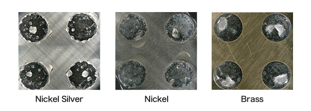 Good wettability on various base metals